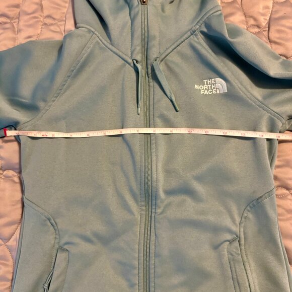 The North Face Hooded Full Zip Jacket Sage Green Women XS - Picture 6 of 10